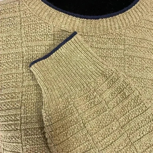 Fairway Sport Men’s Large Embroidered Textured Crewneck Long Sleeve Sweater - Picture 5 of 6